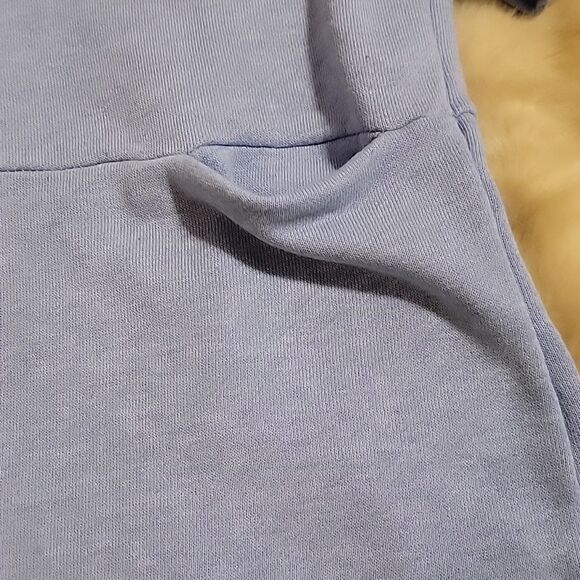 GYMBOREE PERIWINKLE BLUE REVERSE SEQUINED SWAN LONG-SLEEVE DRESS, SIZE 7-8 - Picture 4 of 8